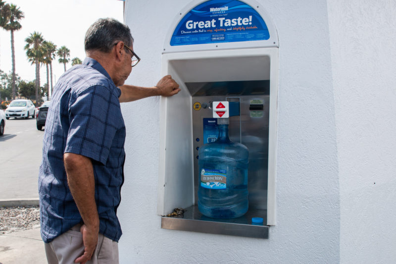 ubicacuion maquina vending agua purificada