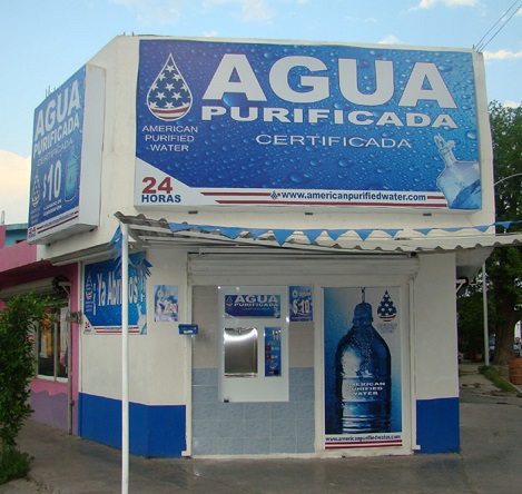 negocio máquina vending de agua purificada