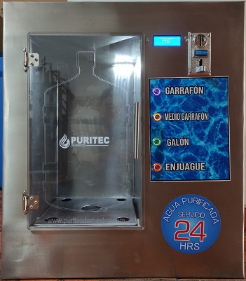 Máquina vendig de agua purificada