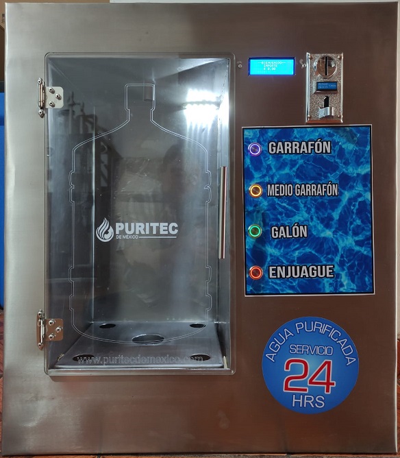 Máquina vending de agua purificada