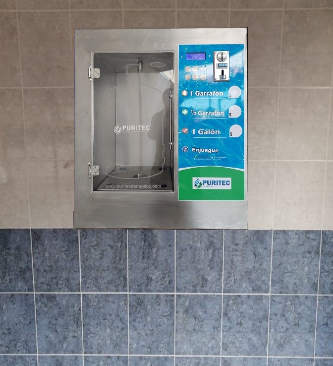 despachador vending de agua